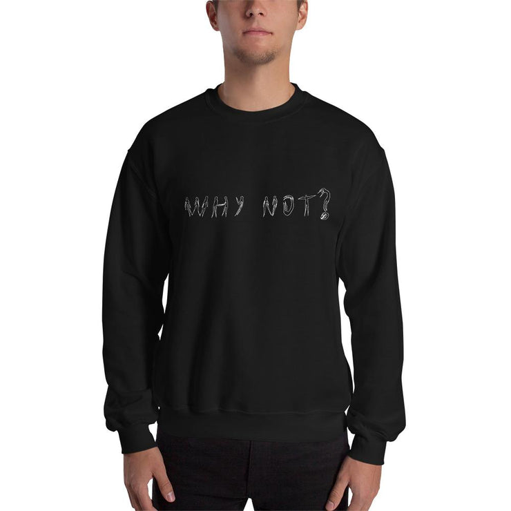 Why not Unisex Sweatshirt by Tattoo artist Krasivity  Love Your Mom  Black S 