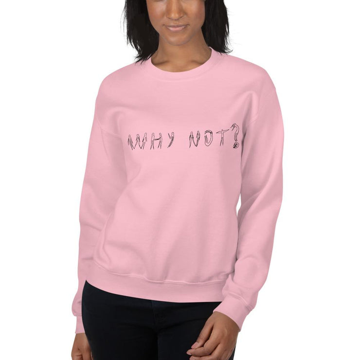 Why not Unisex Sweatshirt by Tattoo artist Krasivity  Love Your Mom  Light Pink S 