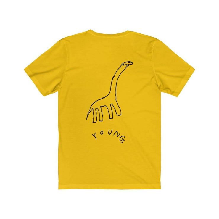 Young T-shirt by Tattoo artist Auto Christ T-Shirt Printify Maize Yellow XS 