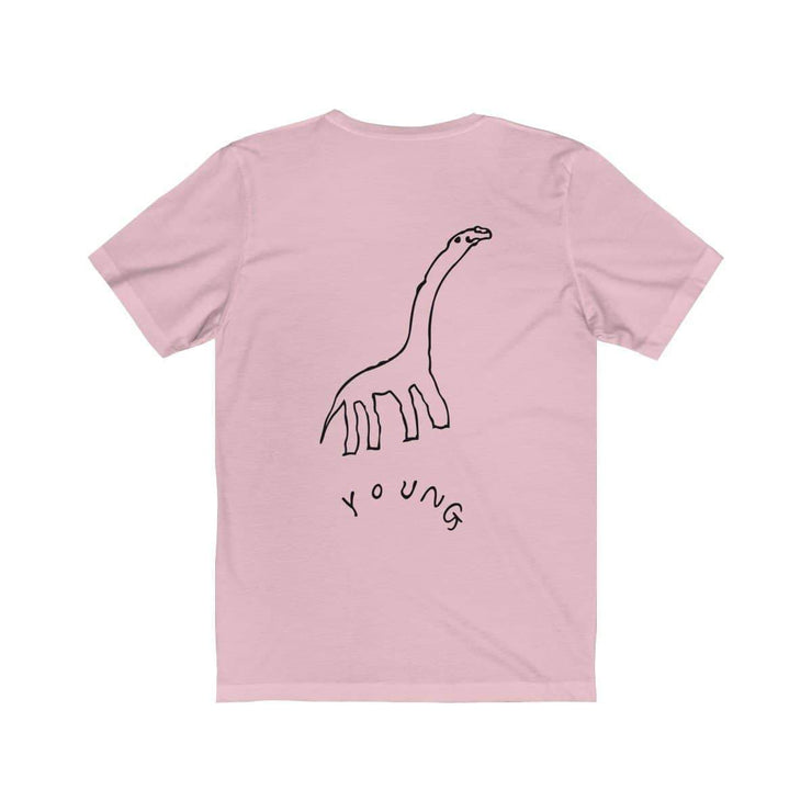 Young T-shirt by Tattoo artist Auto Christ T-Shirt Printify Pink XS 