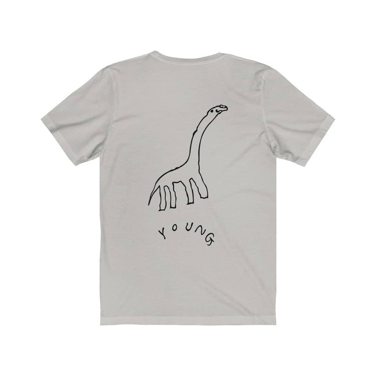 Young T-shirt by Tattoo artist Auto Christ T-Shirt Printify Silver XS 