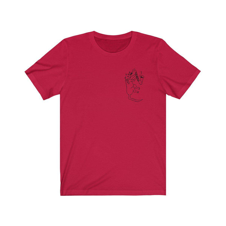 Copy of Jazz T - shirt by Tattoo artist Auto Christ T-Shirt Printify Red S 