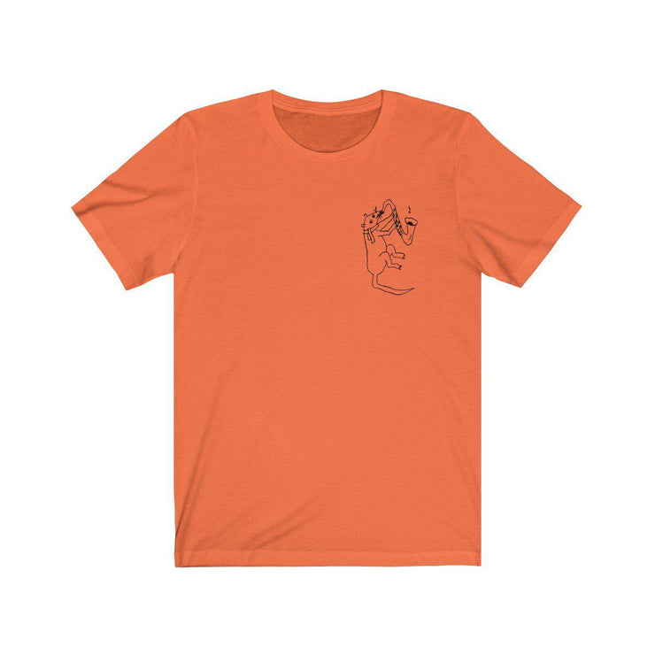 Copy of Jazz T - shirt by Tattoo artist Auto Christ T-Shirt Printify Orange S 