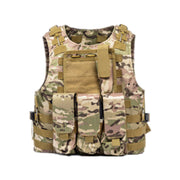 Amphibious Tactical Vest Vest MOLLE Camouflage Multifunction Lightweight Combat Vest CS Chicken Eating Tactical Equipment 1 1 CP Camouflage Average Size 