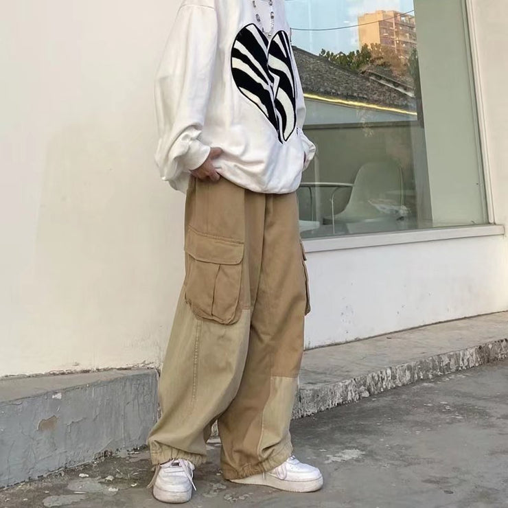 Korean Style Streetwear Pants, Buggy Fit Raver Pants - Cool oversized –  Love Your Mom