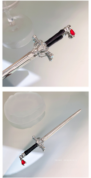 Cute Sword Hair Stick | Sword Hair Pin | Gothic Hair Stick | Witchy Hair Stick | Japan Hair Stick | Celtic Hair Pin 0 WeCrafty   