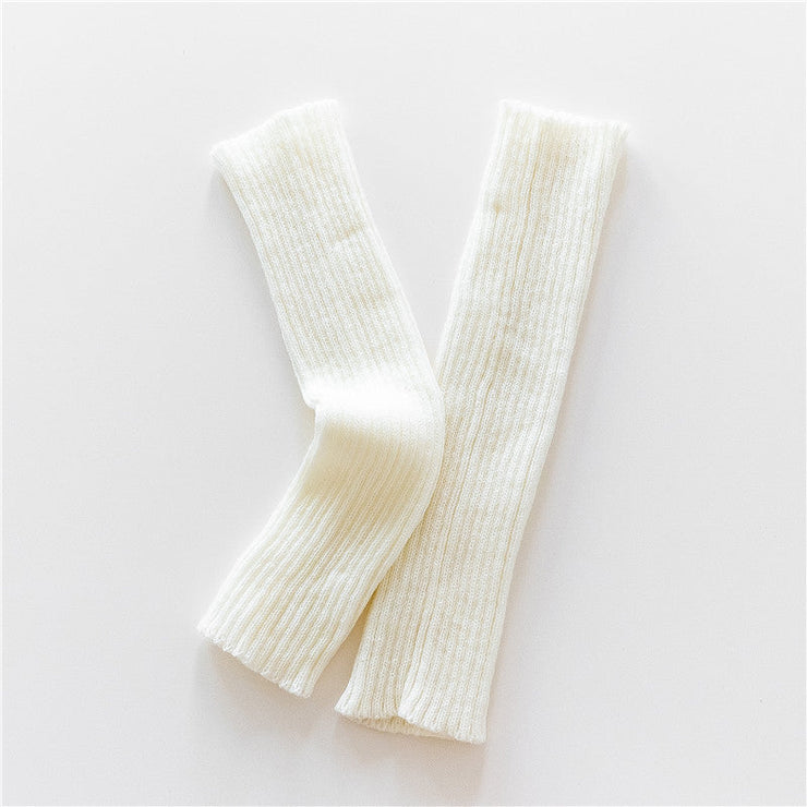 Knitted Warm Daytime Wool Leggings Knee High Socks | Warm Thigh-High Fuzzy Socks | Extra Long Black High Knee Socks | Crochet Socks  wegodark Onesize Socklinerflatwhite 