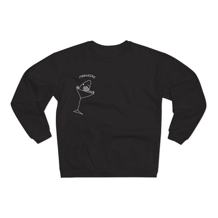 uerope CHAMPAGNE SWEATSHIRT BY TATTOO ARTIST AUTO CHRIST 2 Sweatshirt Printify XS Black 