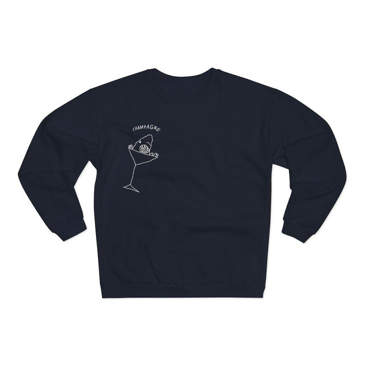 uerope CHAMPAGNE SWEATSHIRT BY TATTOO ARTIST AUTO CHRIST 2 Sweatshirt Printify L Navy 