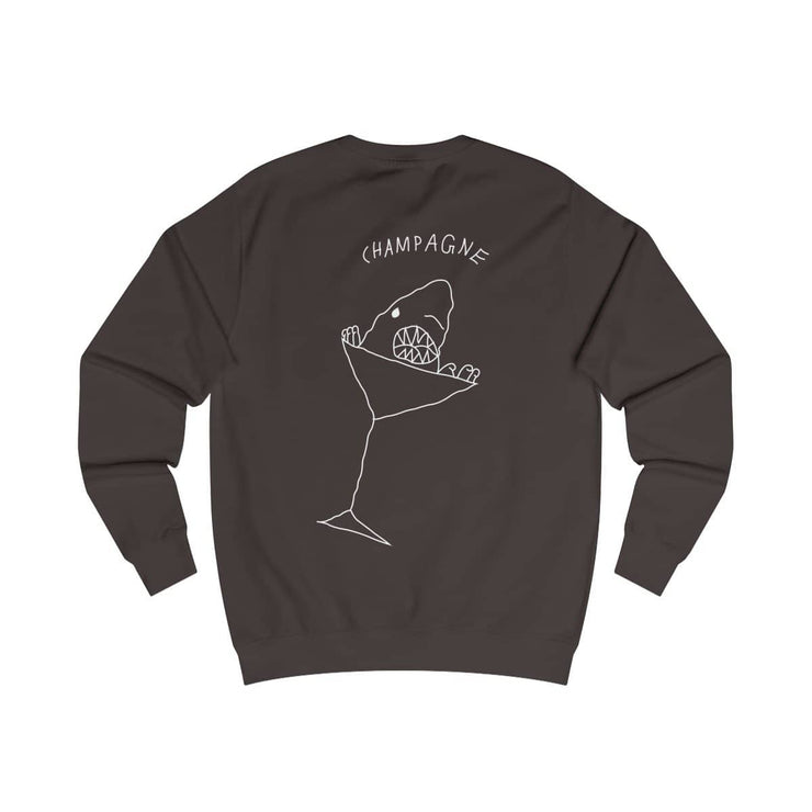 unisex CHAMPAGNE SWEATSHIRT BY Tattoo artist Auto Christ Sweatshirt Printify   